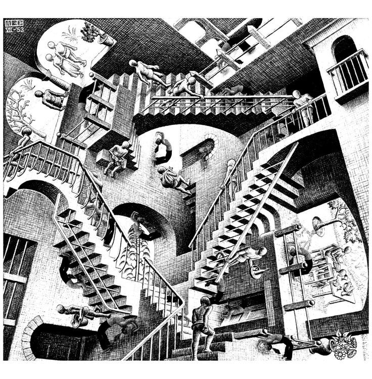 M.c. Escher Coloring Book