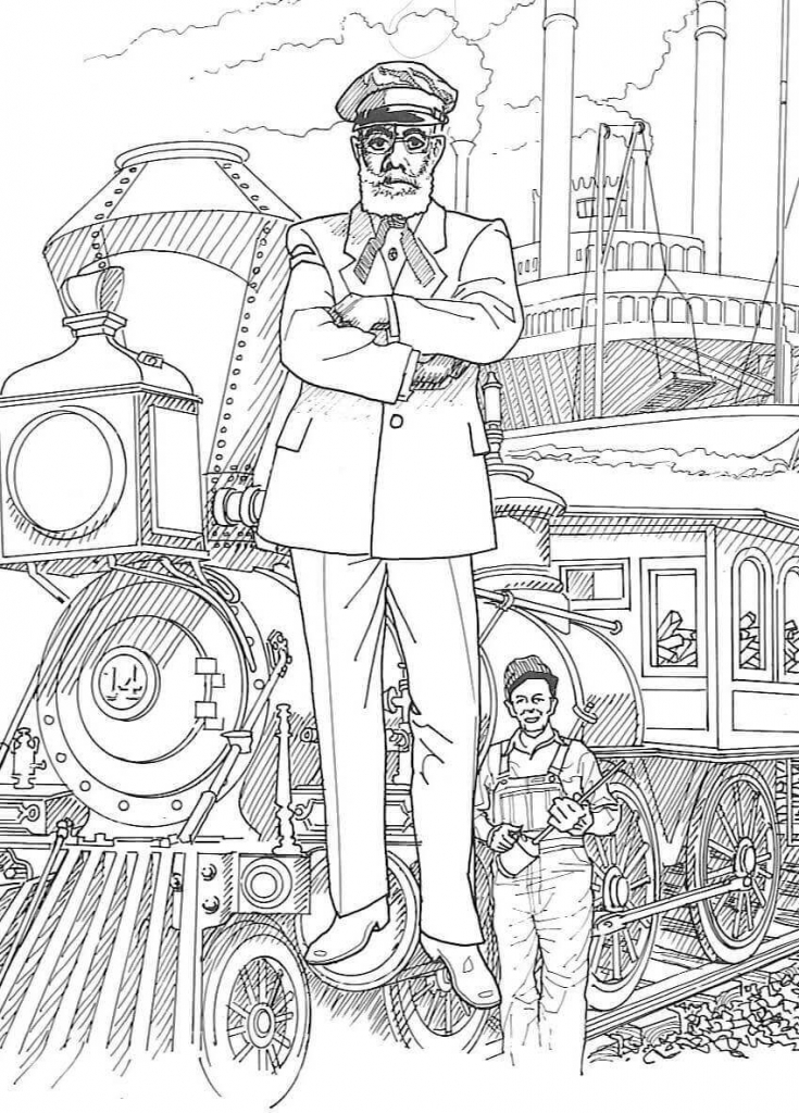 Elijah McCoy Coloring Page