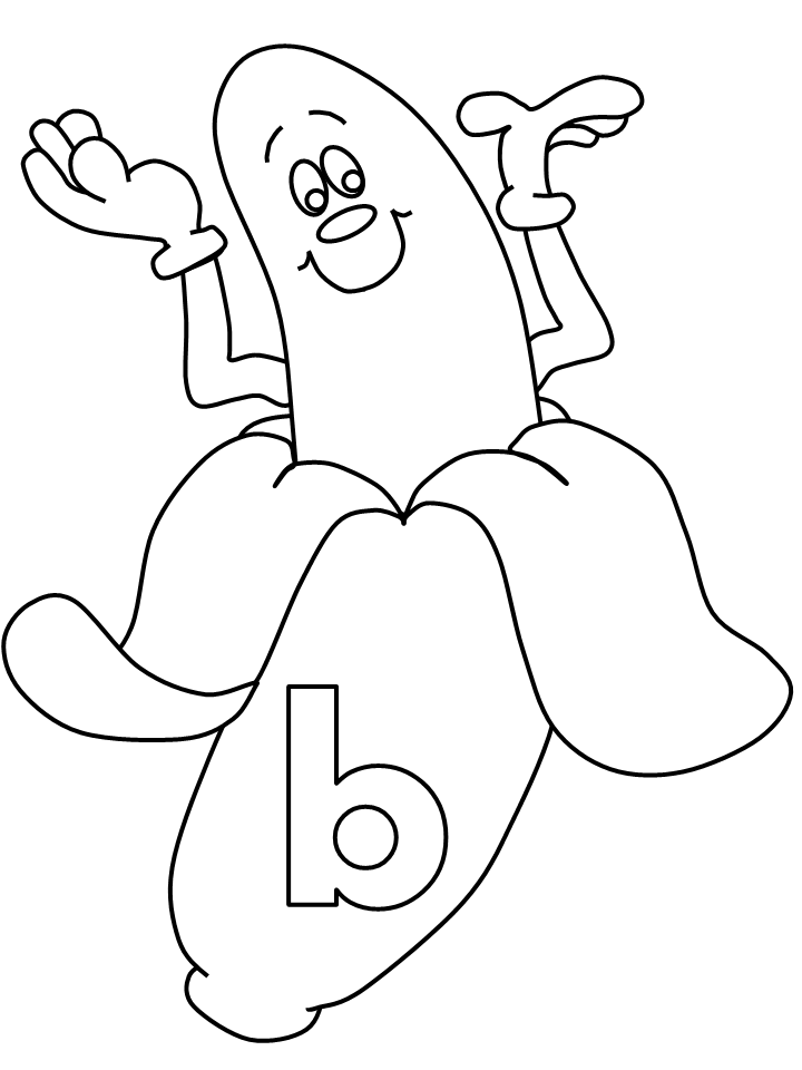 Letter B Coloring Book