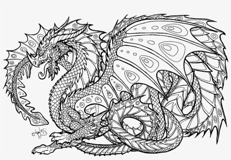 Coloring Book Dragon