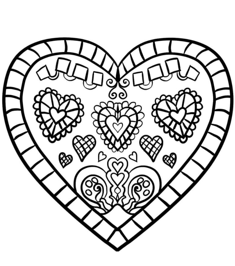 Coloring Book Heart