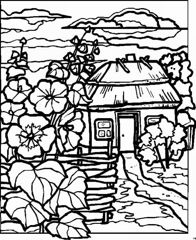 Landscape 186 coloring page