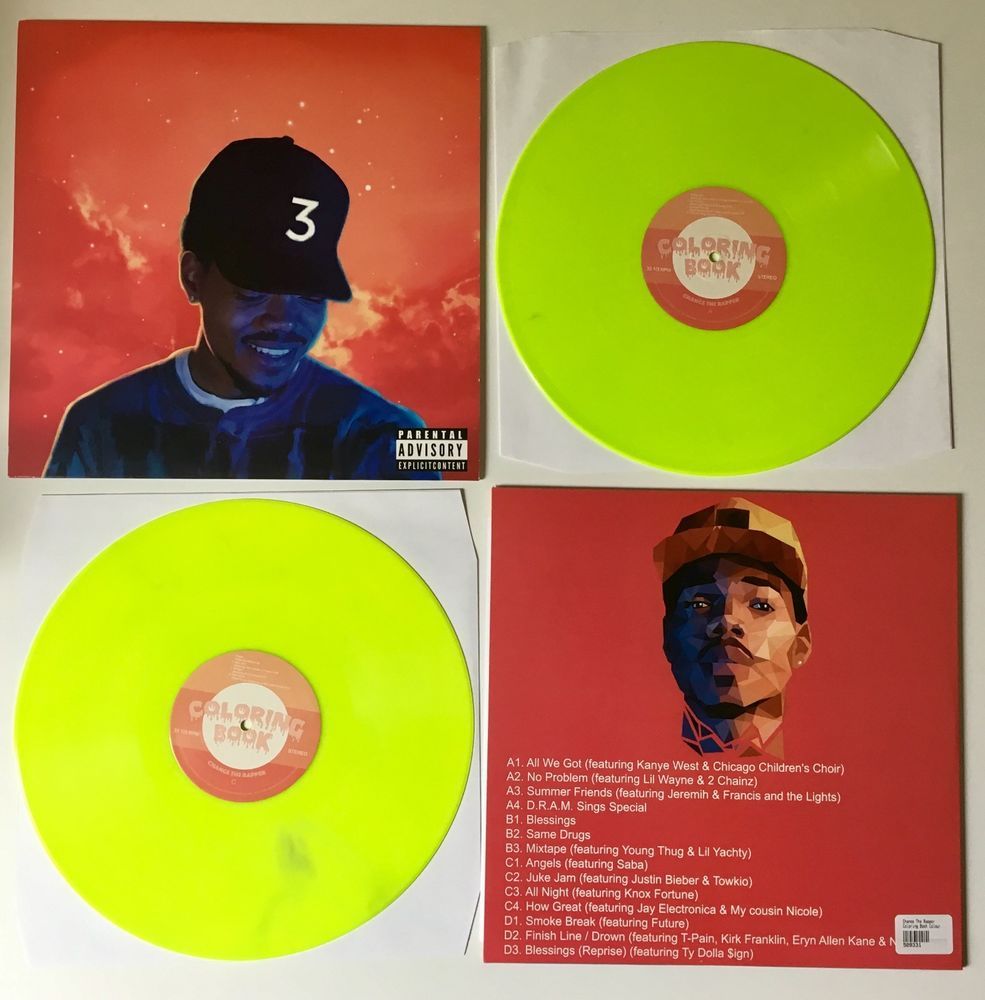 Coloring Book Chance The Rapper Vinyl – Coloring Operaou